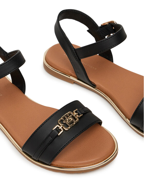 Tommy Hilfiger Sandale Tommy Hilfiger T3A2-33778-0326 S Crna