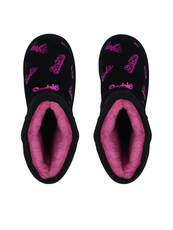 EMU Australia Čizme za snijeg EMU Australia Barbie Wallaby Print Lo K12904 Crna