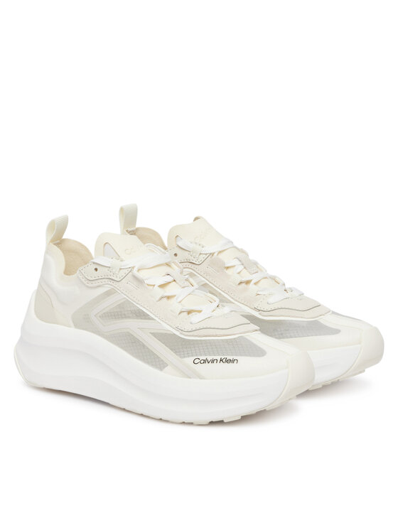 Calvin Klein Superge Calvin Klein Chunky Run Ckstripe Lup Rip HW0HW03005 05Z Écru
