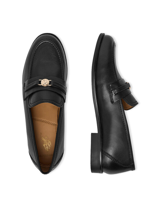U.S. Polo Assn. Loafersy U.S. Polo Assn. EO-MARBEL001W/GL1 Czarny
