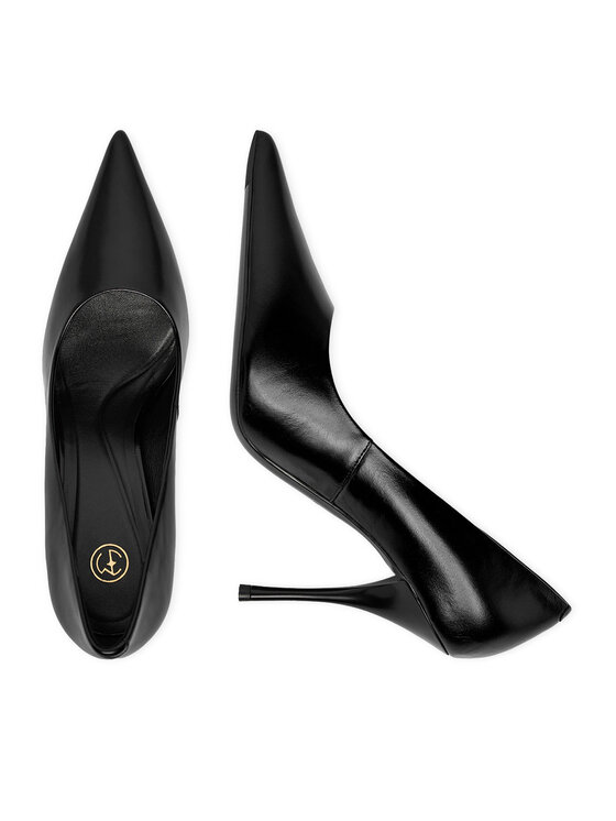 Eva Minge Pantofi cu toc subțire Eva Minge EO-LT6157-1-4 Negru