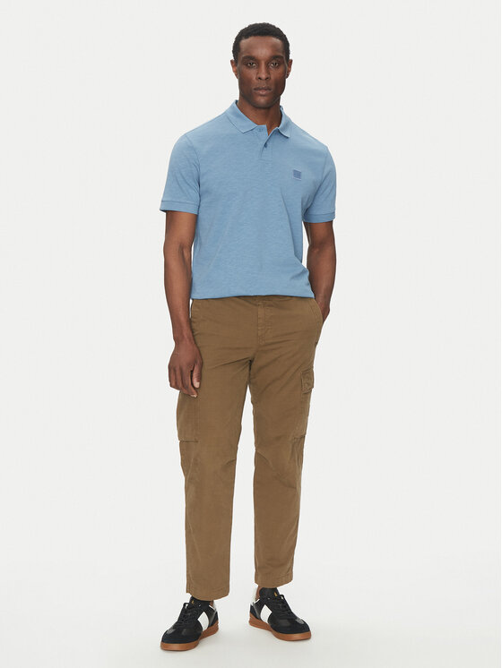BOSS BOSS Поло 50536728 Голубий Regular Fit