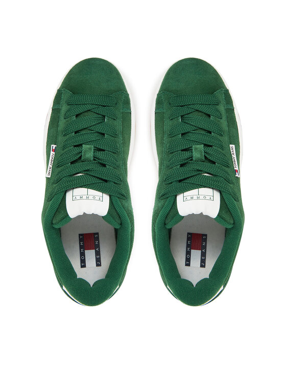 Tommy Jeans Sneakersy Tommy Jeans Tjw Skate Sneaker EN0EN02737 Zelená