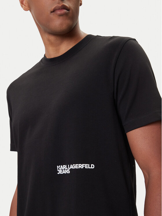 Karl Lagerfeld Jeans Karl Lagerfeld Jeans Camiseta A4M17027 Negro Regular Fit
