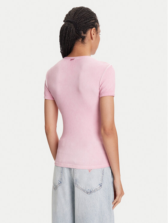 Miss Sixty Miss Sixty Marškinėliai 6S2SJ44500 Rožinė Slim Fit