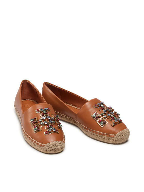 Tory Burch Espadrilles Tory Burch Ines Embellished Espadrille 84239 Barna