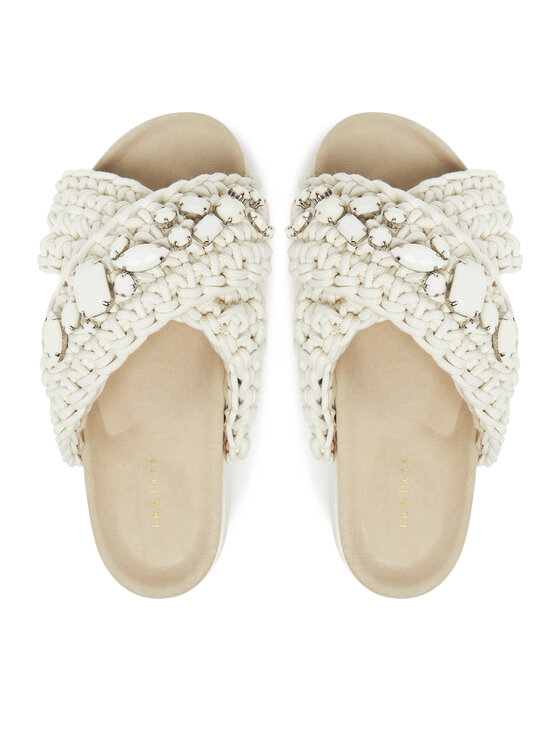 Inuikii Iešļūcenes Inuikii Woven Stones Platform 70103-106 1100 Écru