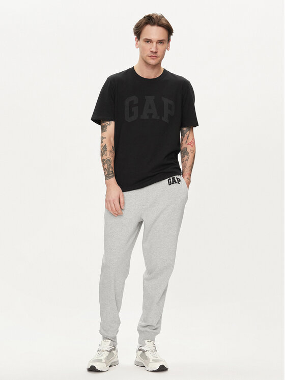 Gap Gap Majica 856659-10 Črna Regular Fit