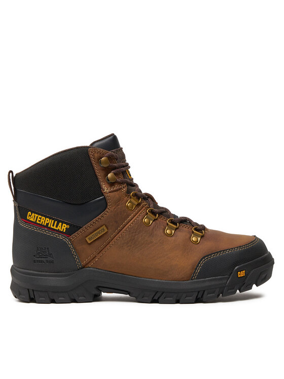 CAT Footwear Outdoorová obuv CAT Footwear Framework St S3 Wr Hro P722602 Hnedá