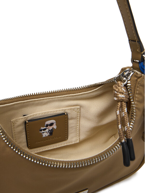 KARL LAGERFELD Kabelka KARL LAGERFELD B1W32068 Hnedá