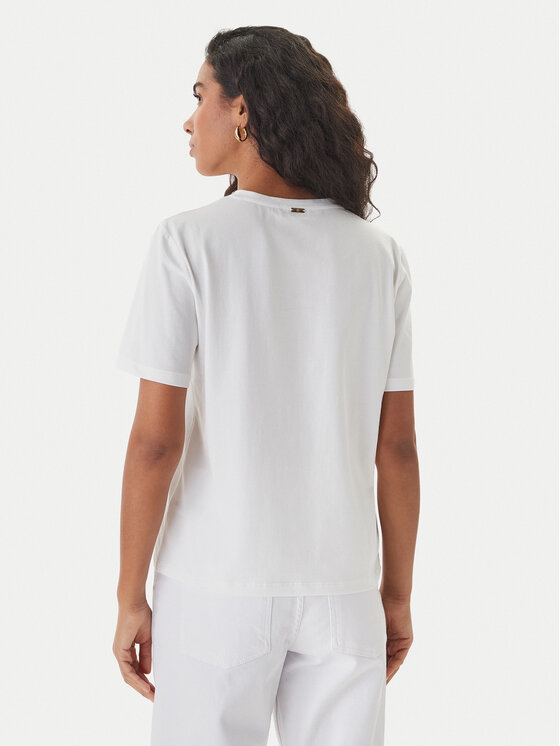 Fracomina Fracomina Camiseta FS26ST3001J401E5 Blanco Regular Fit