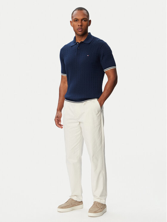 Tommy Hilfiger Tommy Hilfiger Polo MW0MW40701 Azul marino Regular Fit