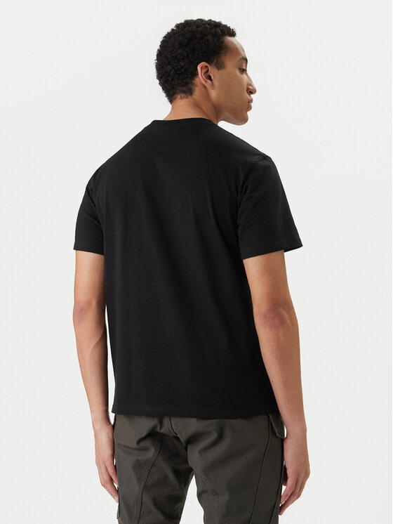 Hunter Hunter Póló Essentials HARM0085252 Fekete Regular Fit