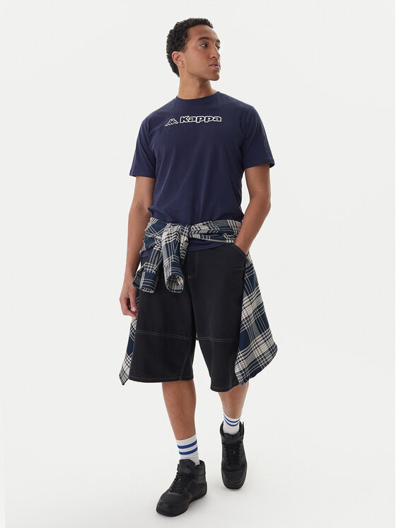 Kappa Kappa Camiseta Feddu 311H7HW Azul marino Regular Fit