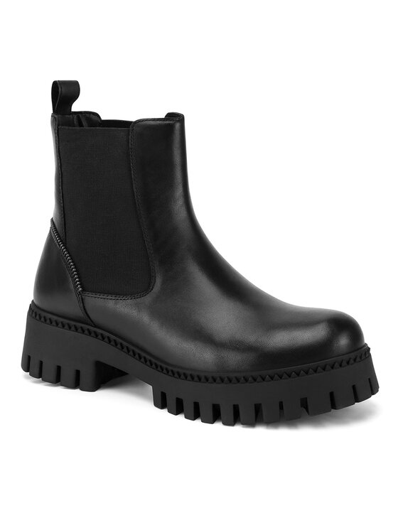 Sergio Bardi Členková obuv s elastickým prvkom Sergio Bardi WI23-E1038-04SB Čierna