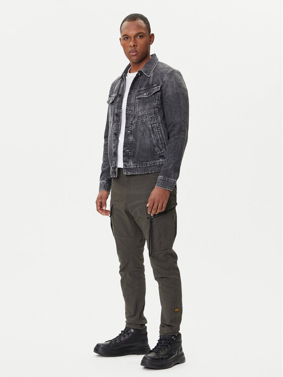 G-STAR G-Star Raw Pantaloni di tessuto Zip Pocket 3D D24307-E172 Verde Skinny Fit