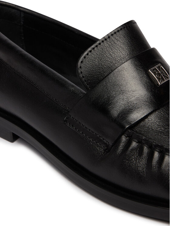 Calvin Klein Lords Calvin Klein Round Loafer Lth HW0HW03031 Negru