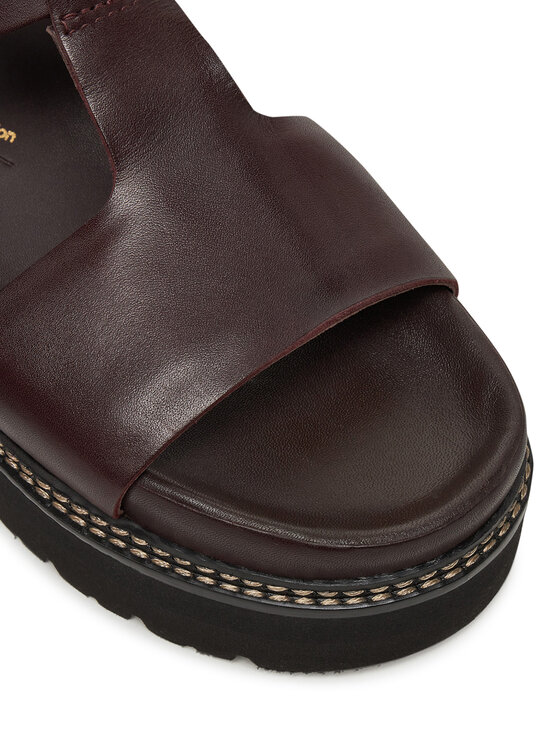 Clarks Босоніжки Clarks Orianna Sky 26181455 Бордовий