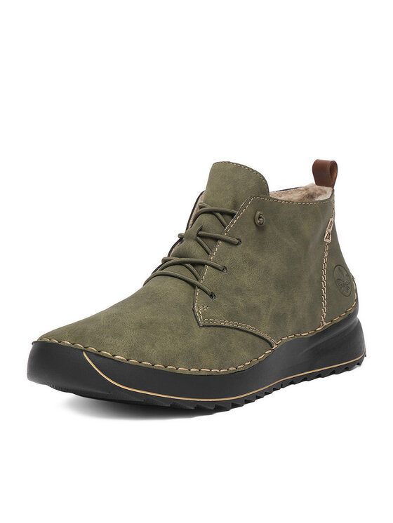 Rieker Зимни обувки Rieker CEO-51510-54 Зелен