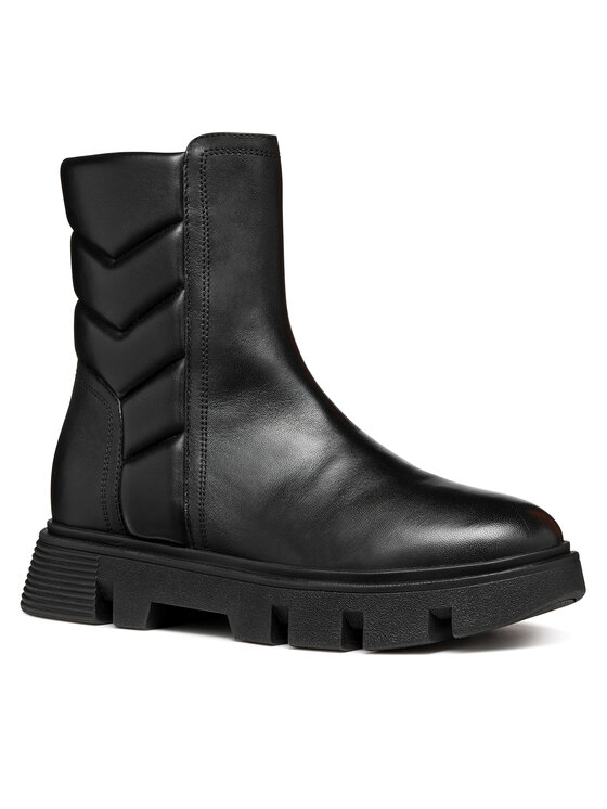 Geox Členková obuv Geox D Vilde D46UAB 0TUBC C9999 Čierna