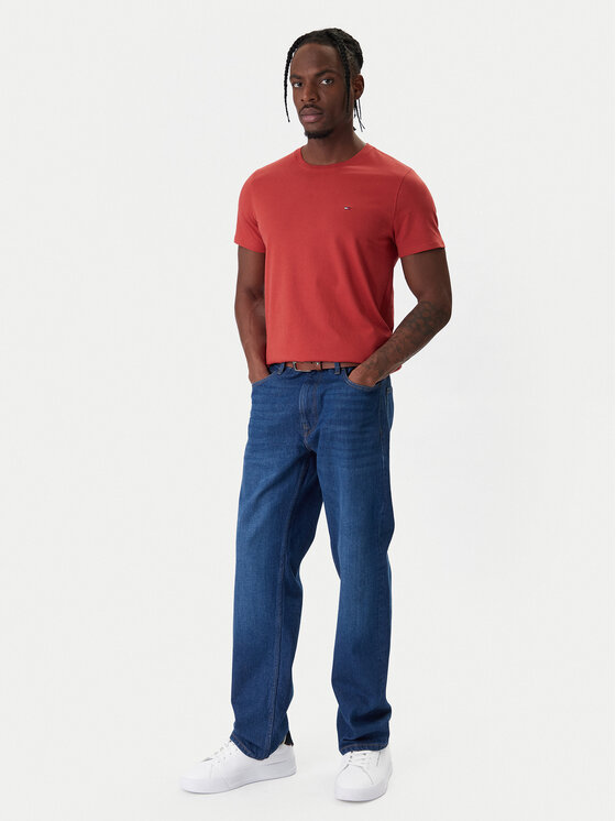 Tommy Jeans Tommy Jeans Camiseta DM0DM04411 Rojo Slim Fit
