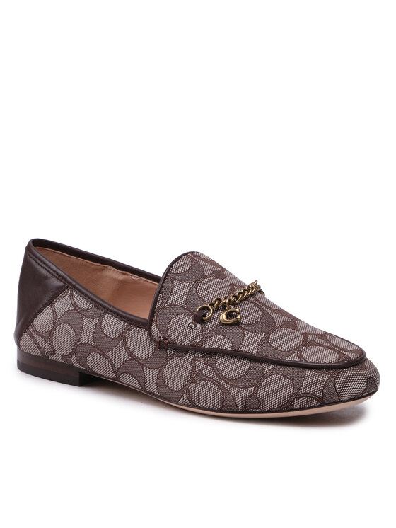 Coach Лофери Coach Hanna Textured Jacq CC888 Коричневий
