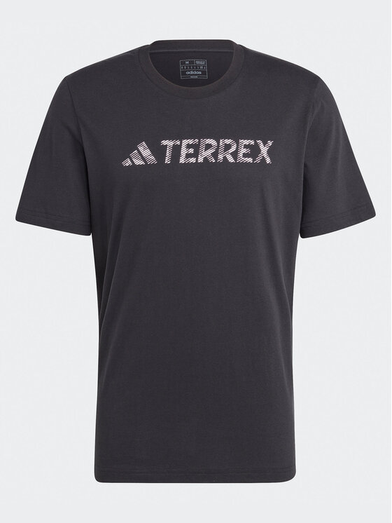 adidas adidas Футболка Terrex Classic Logo T-Shirt HZ1399 Чорний Regular Fit