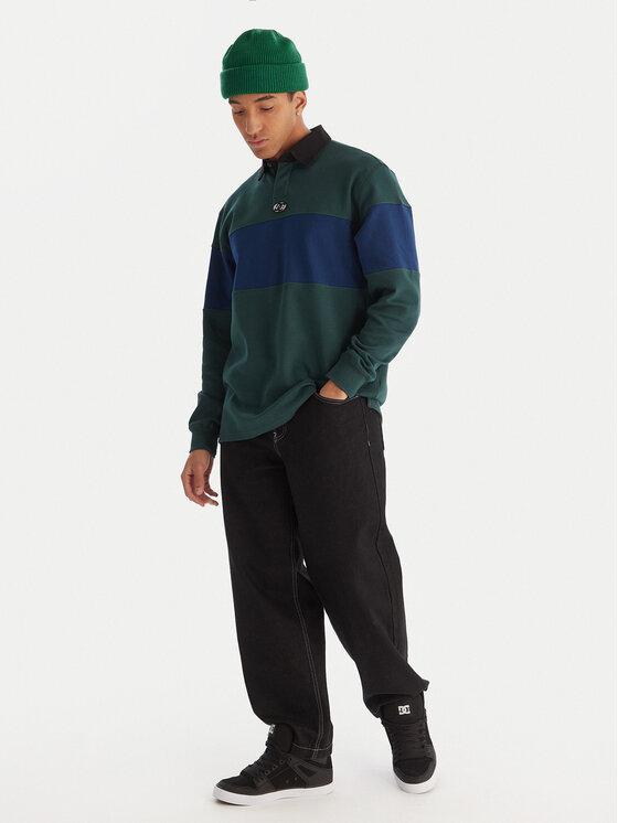 DC Shoes DC Shoes Поло Second Half EDYKT03536 Зелений Regular Fit
