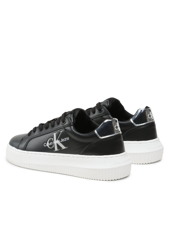 Calvin Klein Jeans Αθλητικά Calvin Klein Jeans Chunky Cupsole Mono Lth Wn YW0YW01224 Μαύρο