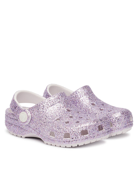 Crocs Шльопанці Crocs Classic Chunky Glitter Clog T 211940 Фіолетовий