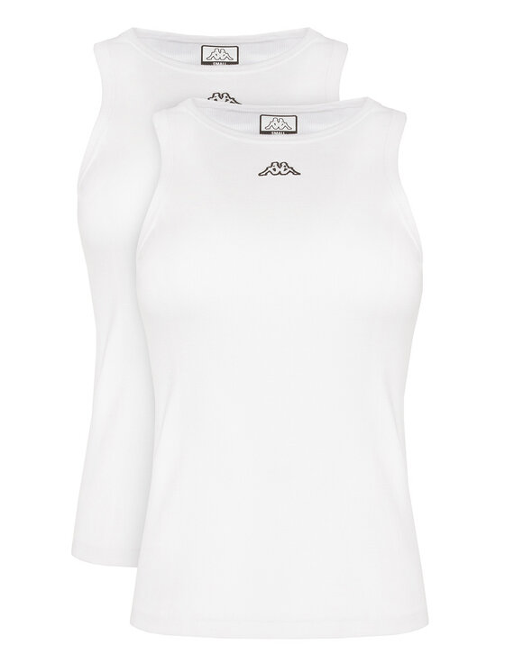 Kappa Kappa Комплект топів Logo Benny 322565W Білий Regular Fit