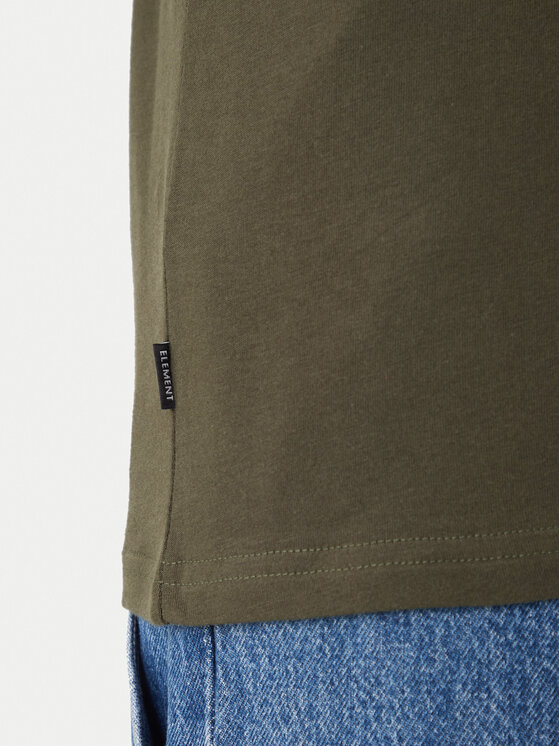 Element Element Camiseta Icon Label Pocket ELYKT00198 Verde Regular Fit
