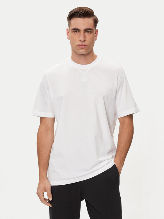 adidas adidas Marškinėliai ALL SZN IC9788 Balta Loose Fit