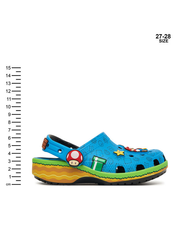 Crocs Pantoletten Crocs Super Mario Core Classic Clog Kids 212140 Bunt
