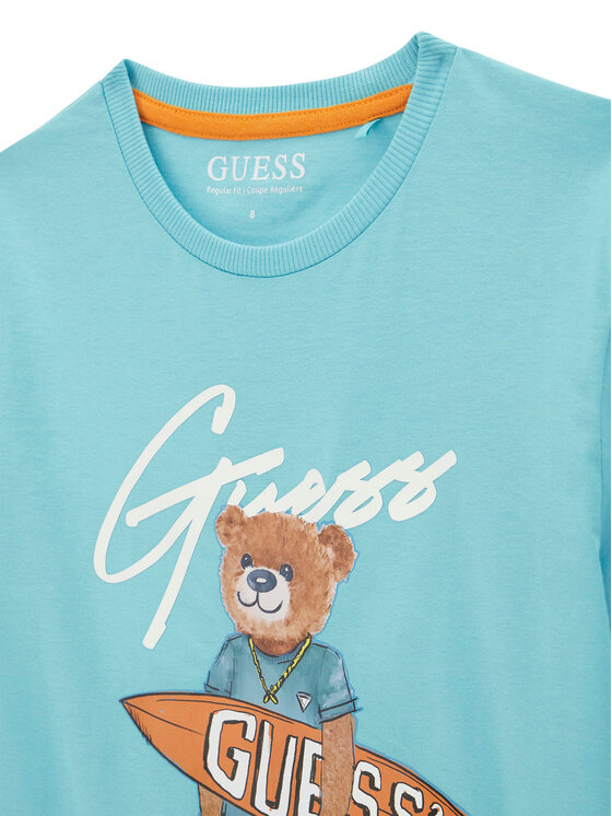 Guess Guess Футболка L6GI09 K8HM4 Голубий Regular Fit