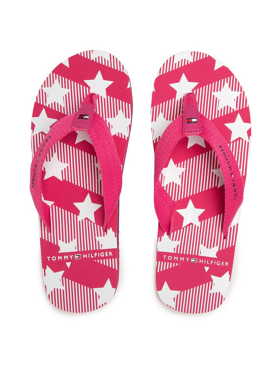 Tommy Hilfiger Chancletas Tommy Hilfiger Stars Print Flip Flop T3A0-30882-0058 S Rosa