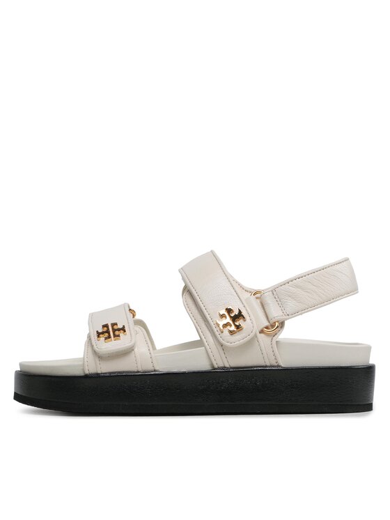 Tory Burch Sandale Tory Burch Kira Sport Sandal Calf Leather 144328 Écru