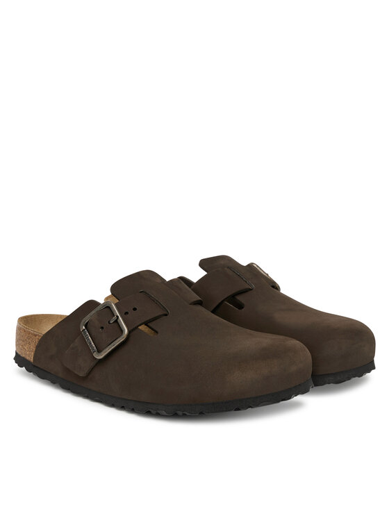 Birkenstock Ciabatte Birkenstock Boston Wire Buckle 1032760 Marrone scuro