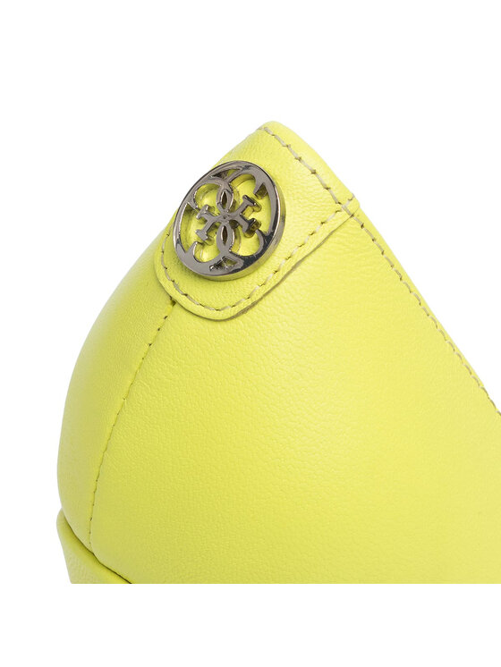 Guess Туфлі на шпильці Guess Crew5 FL6CR5 LEA08 Жовтий