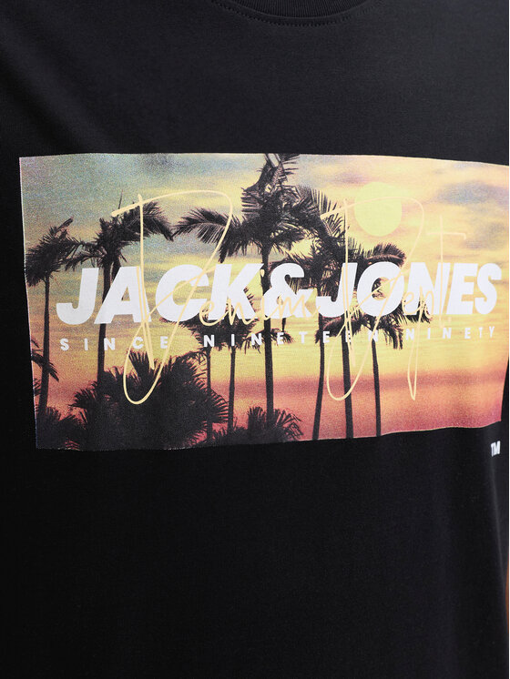 Jack & Jones Jack & Jones Camiseta Indiana Tee 12288112 Negro Regular Fit