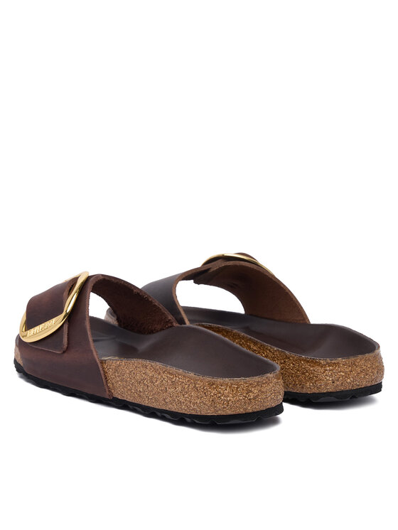 Birkenstock Шльопанці Birkenstock Madrid Big Buckle 1032914 Темно-коричневий