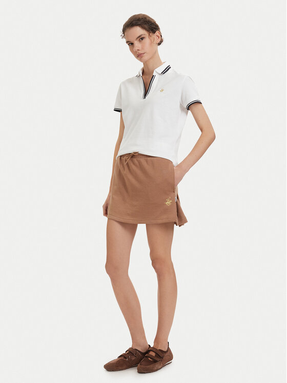 Beverly Hills Polo Club Beverly Hills Polo Club Polo P-SS26W-P0300 Blanco Regular Fit