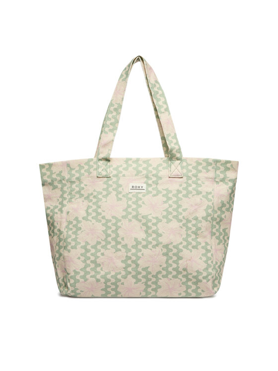 Roxy Ročna torba Roxy Anti Bad Vibes Printed ERJBT03406 Zelena