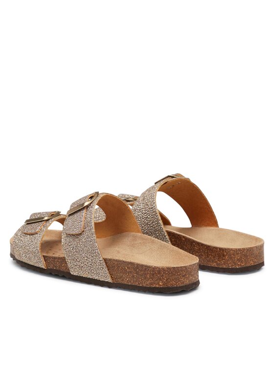 Geox Şlapi Geox D Brionia D35LSL000CFC5004 Bej