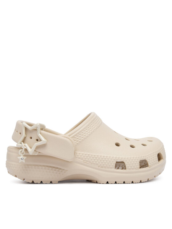 Crocs Klapki Crocs Classic Star Buckle Clog 214369 Beżowy jasny