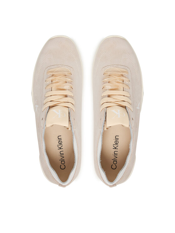 Calvin Klein Сникърси Calvin Klein Low Profile Run MG Sue HW0HW03150 Бежов
