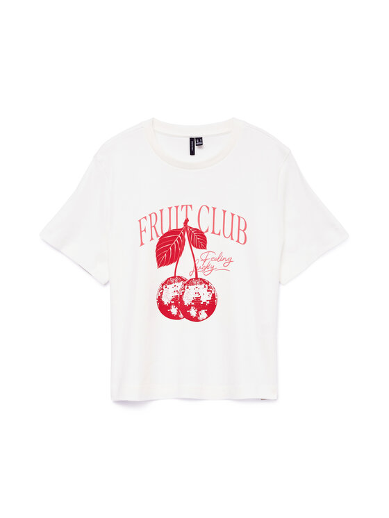 Vero Moda Vero Moda Camiseta Yma 10338503 Blanco Regular Fit