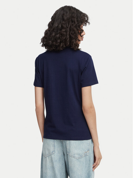 HUGO HUGO Camiseta Damacia 8 50573353 Azul marino Regular Fit