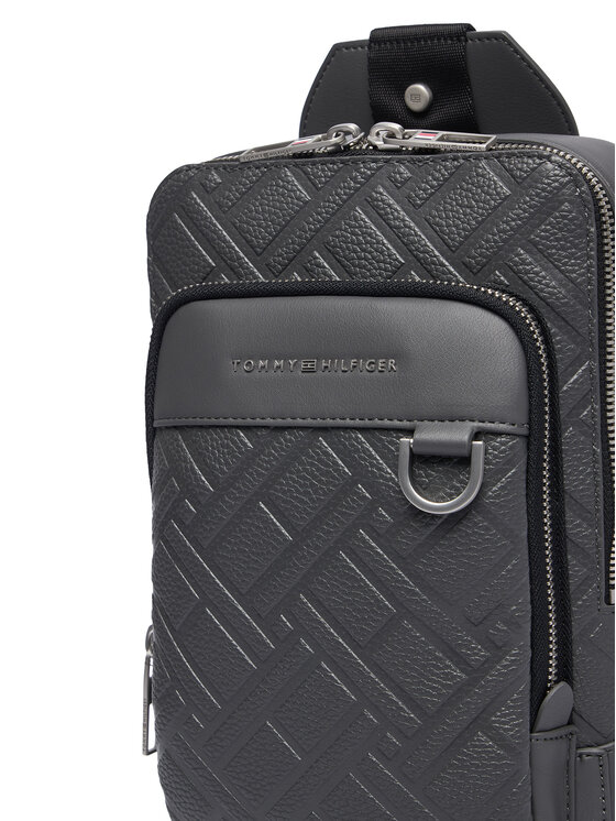 Tommy Hilfiger Borsellino Tommy Hilfiger Th Flag Slingpack AM0AM14430 Grigio