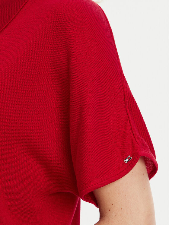 Tommy Hilfiger Tommy Hilfiger Pólóing WW0WW45652 Piros Regular Fit